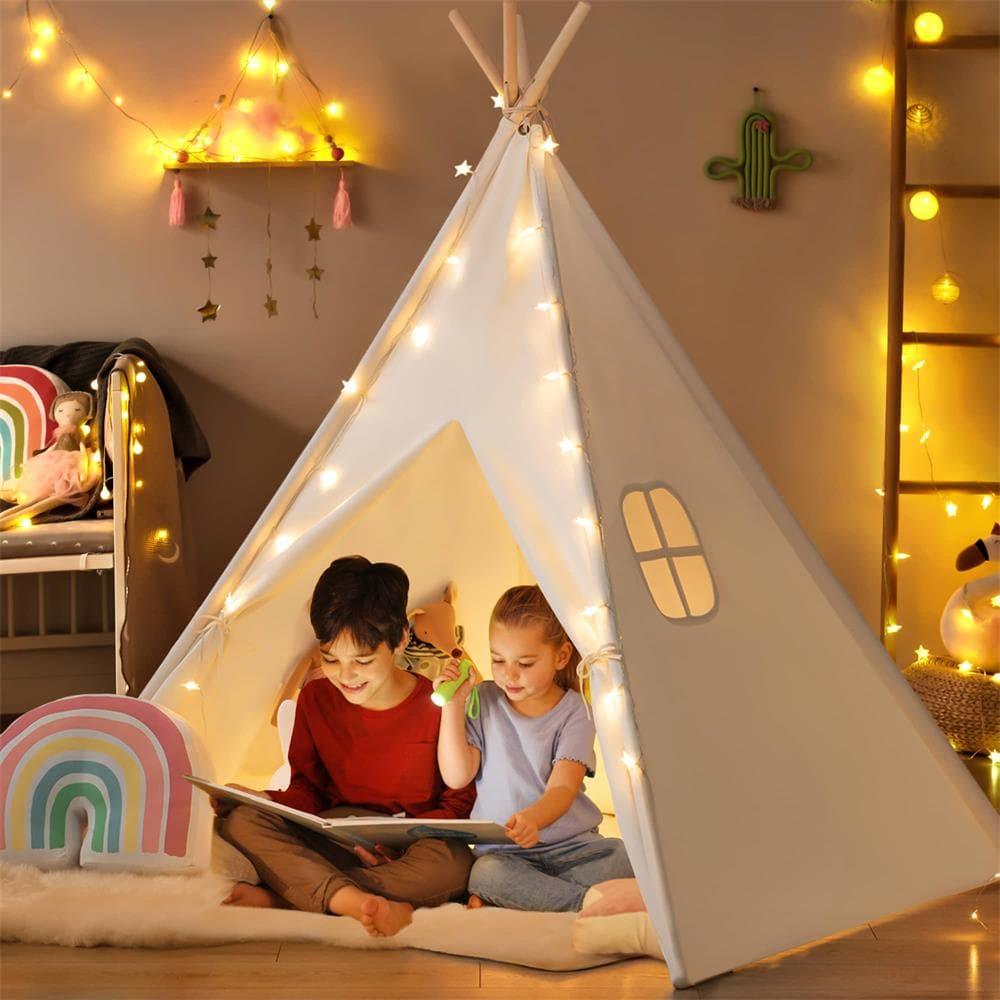 Vibrant Imaginative Retreat Set — Colorful Easel + Kids Teepee
